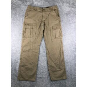 Wrangler ATG Cargo Pants Men 36x32 Tan All Terrain Gear Outdoor
